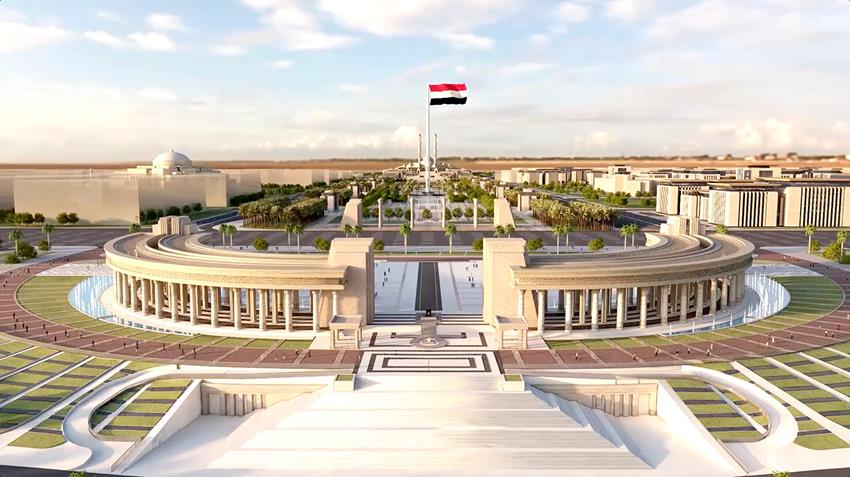 الرئيس عبد الفتاح السيسي يقوم بجولة تفقدية للعاصمة الإدارية الجديدة 8-2-2021