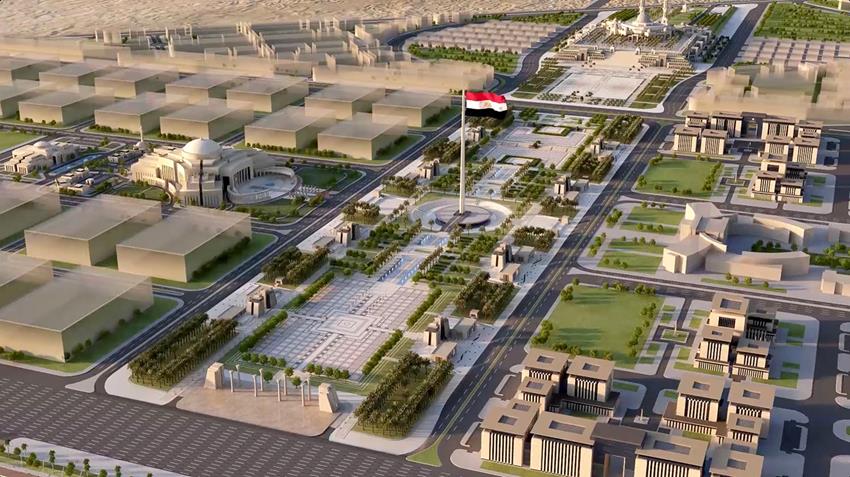 President El-Sisi Inspects New Administrative Capital