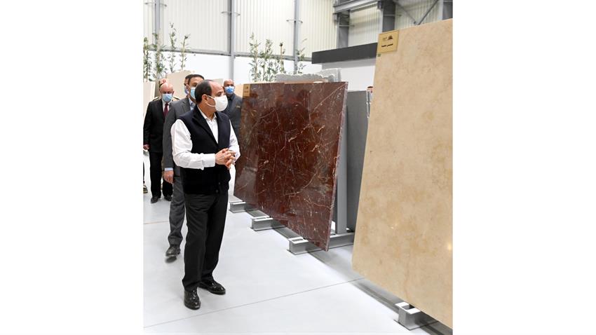 President El-Sisi Inspects New Administrative Capital