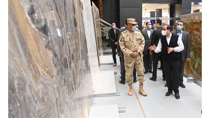 President El-Sisi Inspects New Administrative Capital