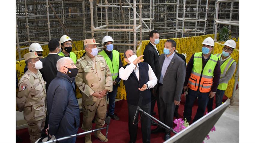 President El-Sisi Inspects New Administrative Capital