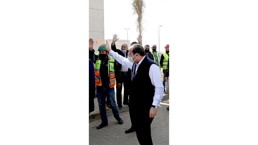 President El-Sisi Inspects New Administrative Capital