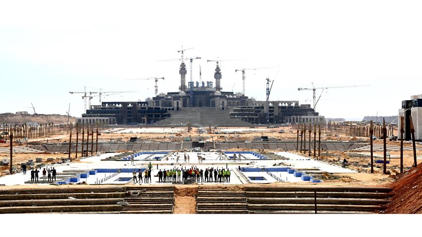 President El-Sisi Inspects New Administrative Capital