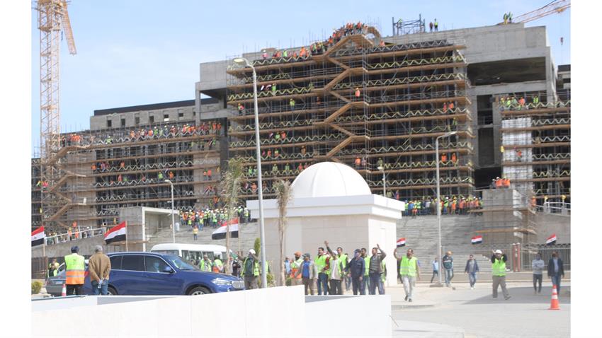 President El-Sisi Inspects New Administrative Capital