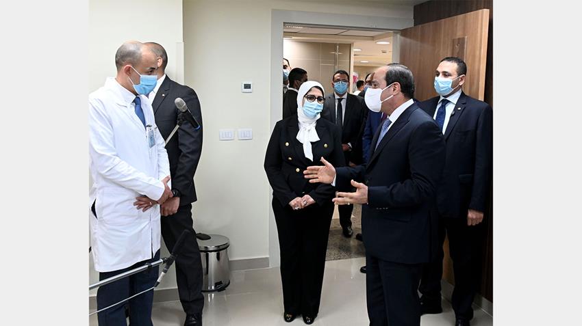 الرئيس عبد الفتاح السيسي يفتتح المجمع الطبي المتكامل بالإسماعيلية وعدد من المشروعات في قطاع الصحة 16/2/2021