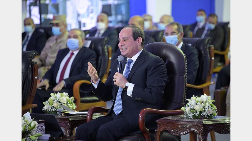 الرئيس عبد الفتاح السيسي يفتتح المجمع الطبي المتكامل بالإسماعيلية وعدد من المشروعات في قطاع الصحة 16/2/2021