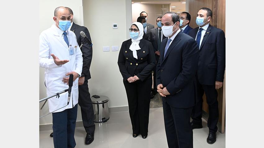 Le Président Al-Sissi inaugure le complexe médical intégré à l'Ismaïlia