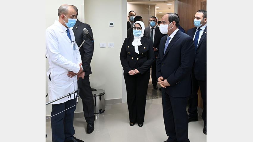 Le Président Al-Sissi inaugure le complexe médical intégré à l'Ismaïlia