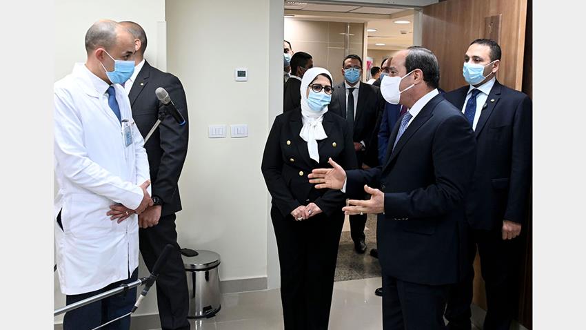 Le Président Al-Sissi inaugure le complexe médical intégré à l'Ismaïlia