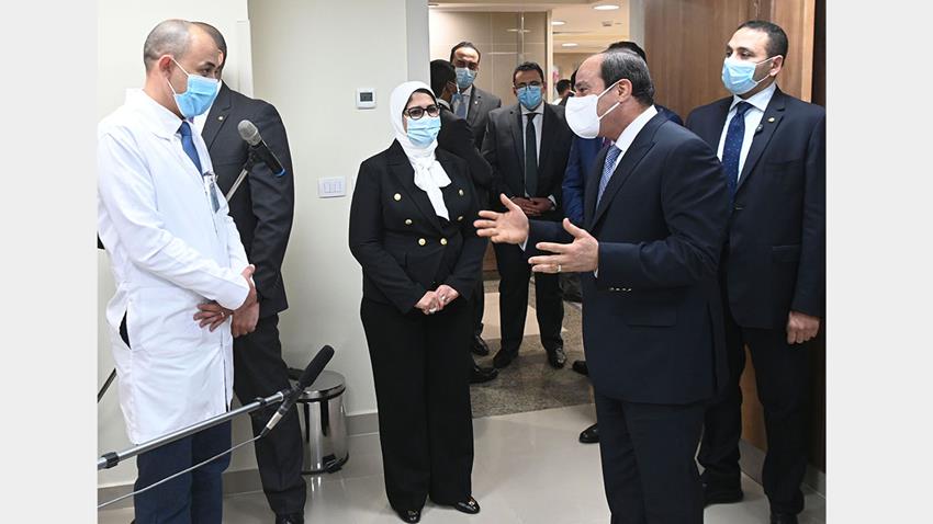 Le Président Al-Sissi inaugure le complexe médical intégré à l'Ismaïlia