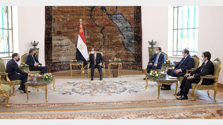 Le Président Al-Sissi accueille le nouveau chef du gouvernement libyen