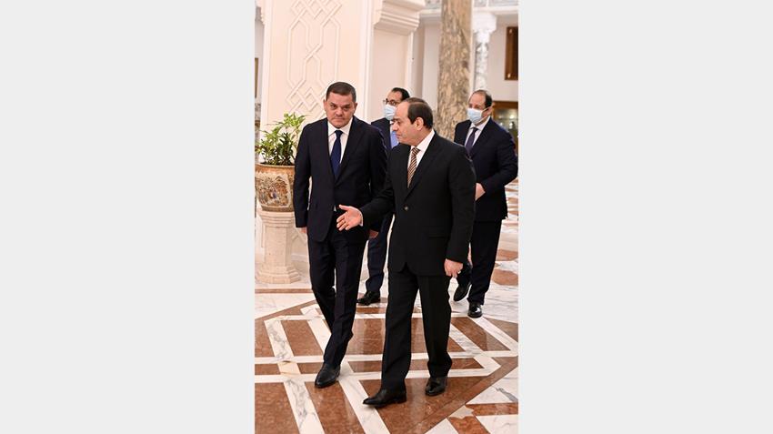 Le Président Al-Sissi exprime sa gratitude d’accueillir le chef du nouveau gouvernement libyen