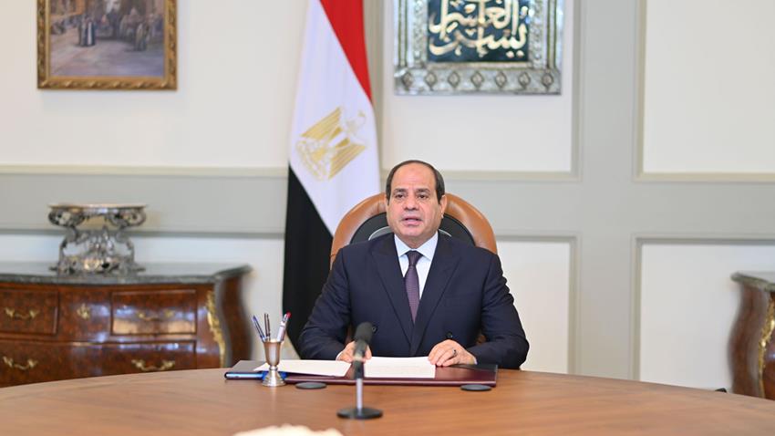 Discours du Président Al-Sissi à la réunion des chefs des cours constitutionnelles et suprêmes