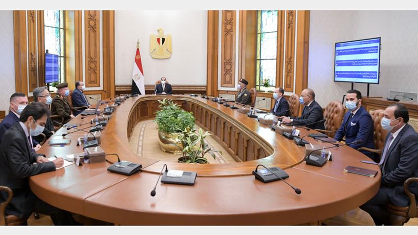 الرئيس عبد الفتاح السيسي يشدد على توطين الصناعة محليًّا بالتعاون مع الشركات الأجنبية العاملة في مصر 20-2-2021