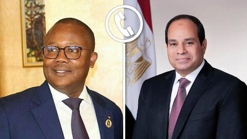 President El-Sisi Receives Phone Call from Guinea-Bissau's President