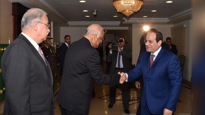 الرئيس عبد الفتاح السيسي يترأس اجتماع مجلس الدفاع الوطني