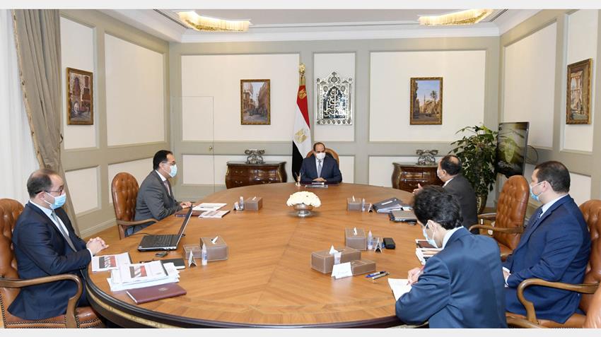 الرئيس عبد الفتاح السيسي يطلع على مشروع موازنة العام المالي ٢٠٢١ - ٢٠٢٢