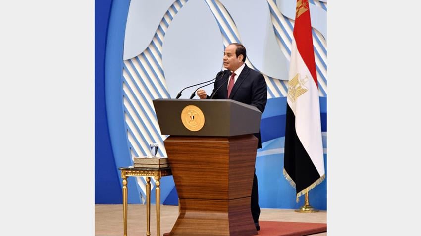 خطبة السيد الرئيس عبد الفتاح السيسي في احتفالية المرأة المصرية والأم المثالية