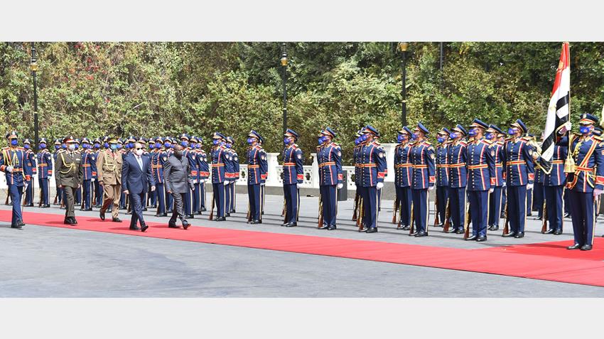 الرئيس عبد الفتاح السيسي يستقبل رئيس جمهورية بوروندي
