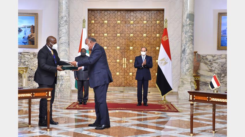 Le Président Al-Sissi accueille le Président de Burundi