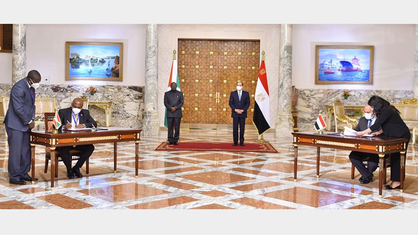 الرئيس عبد الفتاح السيسي يستقبل رئيس جمهورية بوروندي 24-3-2021