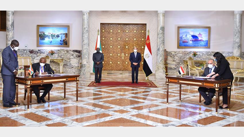 الرئيس عبد الفتاح السيسي يستقبل رئيس جمهورية بوروندي 24-3-2021