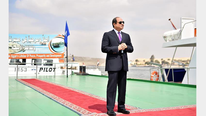 الرئيس عبد الفتاح السيسي يزور هيئة قناة السويس ويتفقد مركز التدريب والمحاكاة