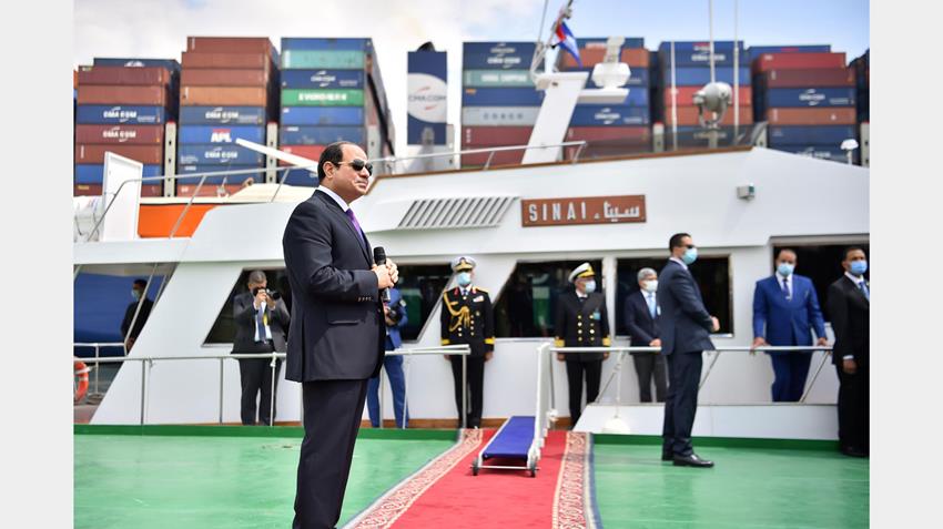 الرئيس عبد الفتاح السيسي يزور هيئة قناة السويس ويتفقد مركز التدريب والمحاكاة