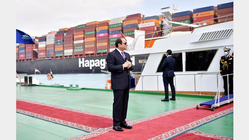 الرئيس عبد الفتاح السيسي يزور هيئة قناة السويس ويتفقد مركز التدريب والمحاكاة