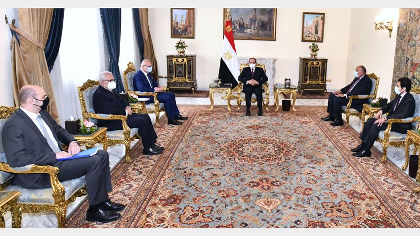 الرئيس عبد الفتاح السيسي يستقبل وزير الشؤون الخارجية والأوروبية الكرواتي