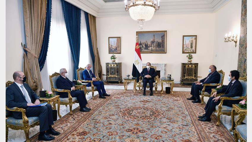 الرئيس عبد الفتاح السيسي يستقبل وزير الشؤون الخارجية والأوروبية الكرواتي