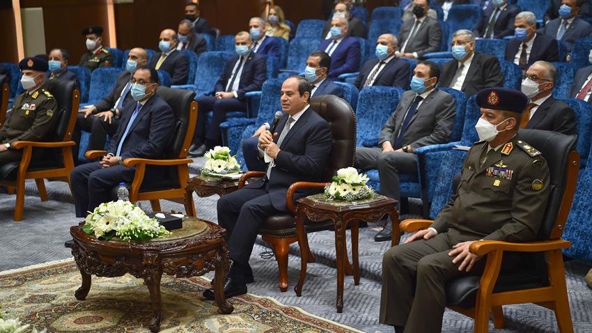 الرئيس عبد الفتاح السيسي يفتتح مدينة الدواء بمنطقة الخانكة1-4-2021