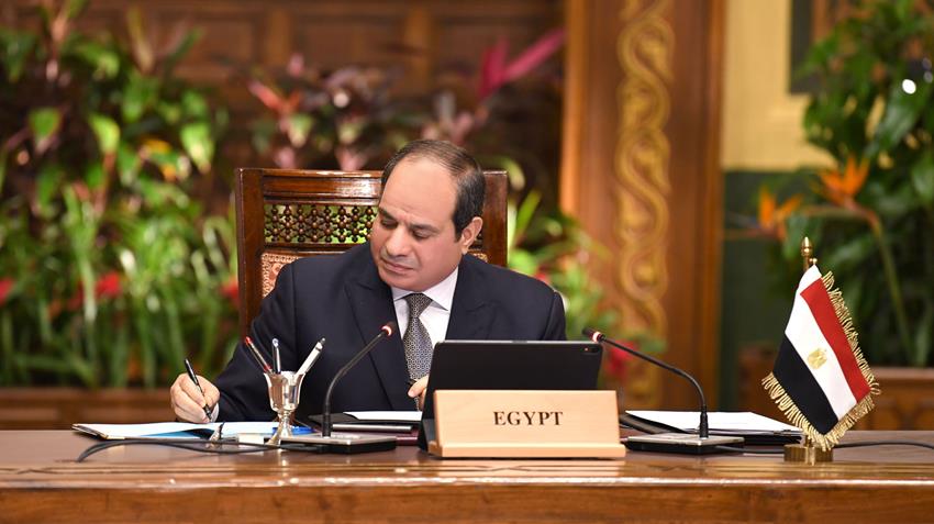 الرئيس عبد الفتاح السيسي يشارك في اجتماع رفيع المستوى لغرفة التجارة الأمريكية