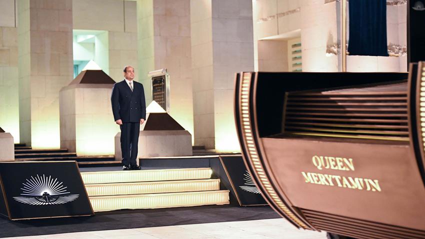 الرئيس عبد الفتاح السيسي يفتتح متحف الحضارة بالفسطاط
