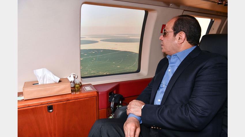 President El-Sisi Inspects Egypt’s Future Project