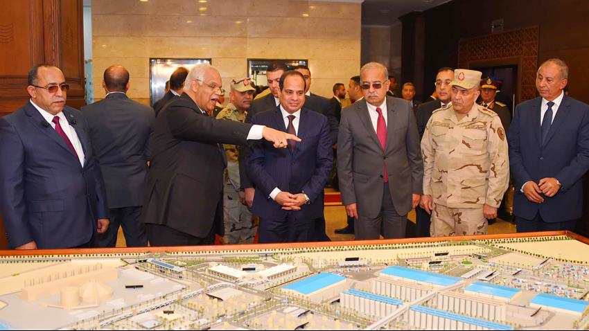 افتتح الرئيس عبد الفتاح السيسي قيادة الأسطول الجنوبي بسفاجا