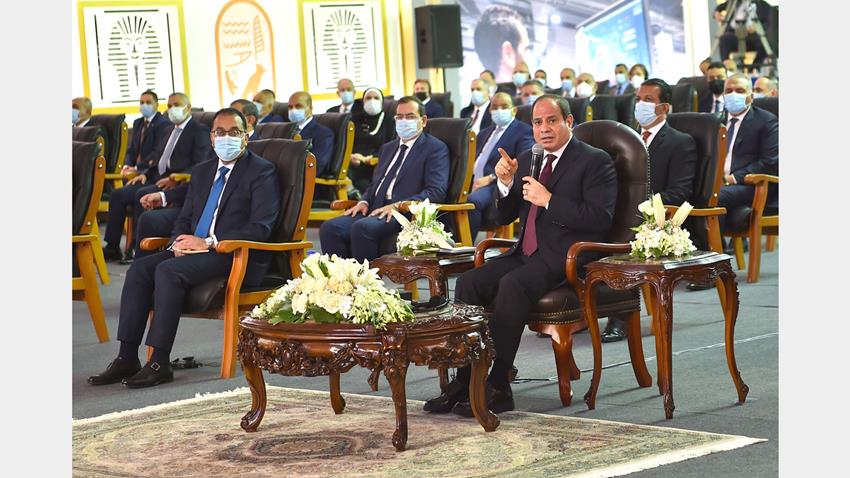 الرئيس عبد الفتاح السيسي يعرب عن سعادته بافتتاح مجمع الإصدارات المؤمنة والذكية
