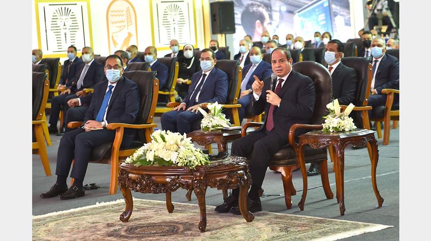 الرئيس عبد الفتاح السيسي يفتتح مجمع الإصدارات المؤمنة والذكية 7-4-2021
