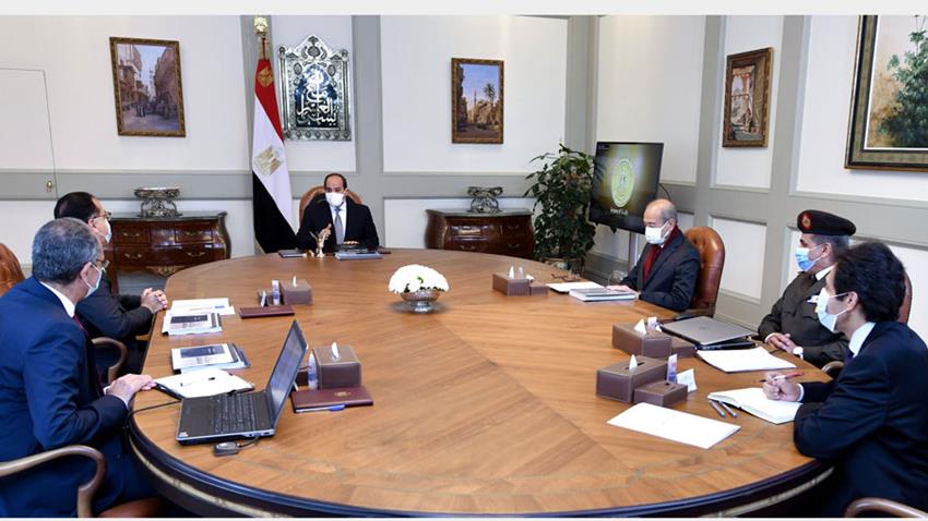 President El-Sisi Follows Upon Implementation Rates of National Projects in ICT Sector