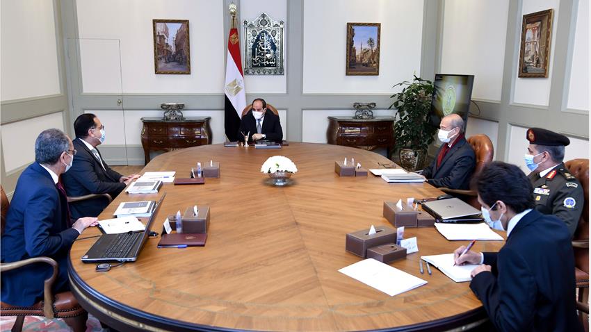 الرئيس عبد الفتاح السيسي  يتابع المشروعات القومية فى مجال الاتصالات وتكنولوجيا المعلومات