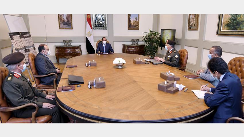 الرئيس عبد الفتاح السيسي يوجه بتطوير وتوسعة محور كوبري ٦ أكتوبر والطرق السطحية أسفله
