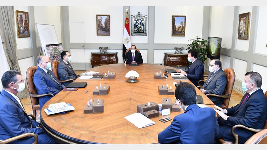 الرئيس عبد الفتاح السيسي يوجه بتطوير منطقة مستشفيات جامعة عين شمس وإعادة تخطيطها بالكامل  15-4-2021