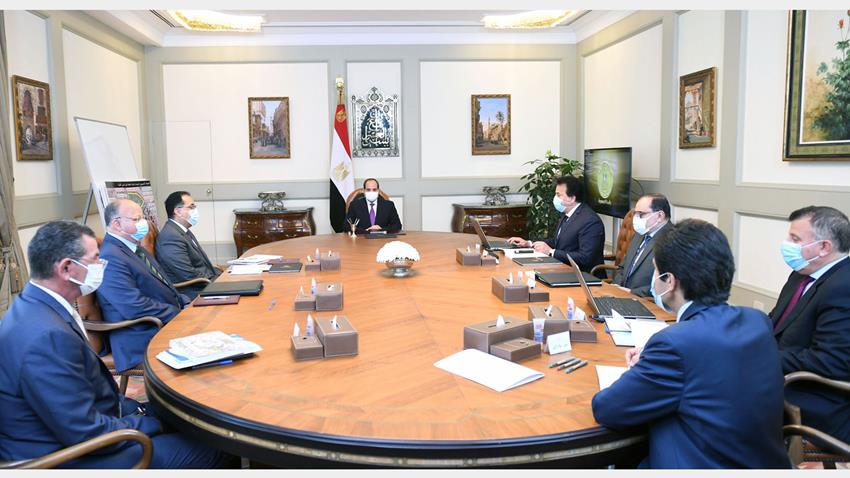 الرئيس عبد الفتاح السيسي يوجه بتطوير منطقة مستشفيات جامعة عين شمس وإعادة تخطيطها بالكامل  15-4-2021