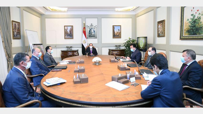 الرئيس عبد الفتاح السيسي يعقد اجتماعًا لمتابعة جهود الدولة لتطوير الجامعات الحكومية  15-4-2021