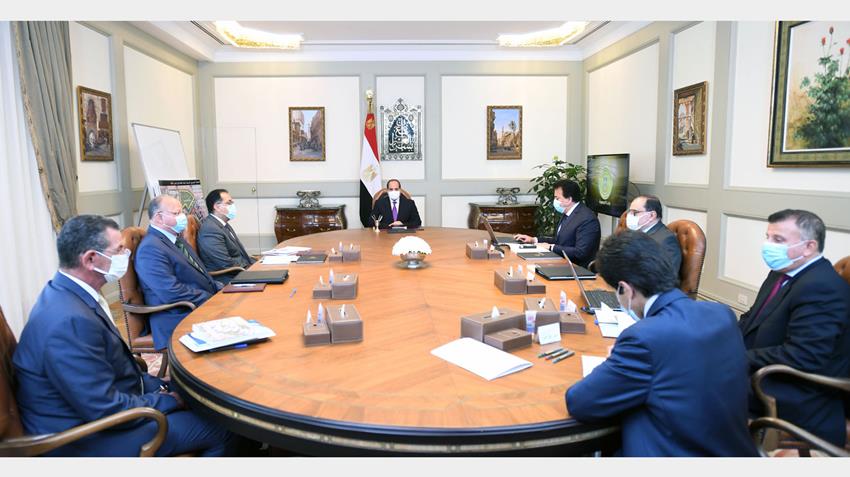 الرئيس عبد الفتاح السيسي يعقد اجتماعًا لمتابعة جهود الدولة لتطوير الجامعات الحكومية  15-4-2021