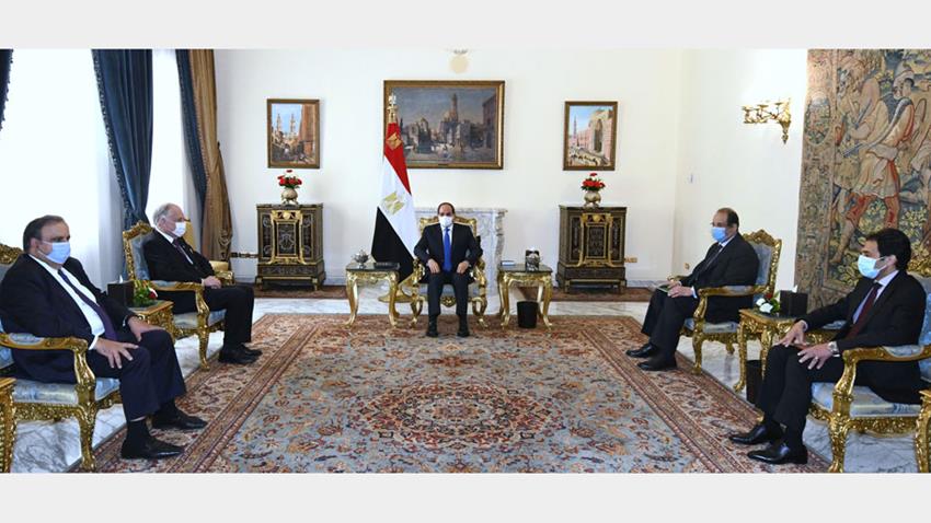 الرئيس عبد الفتاح السيسي يستقبل رئيس الكونجرس اليهودي العالمي