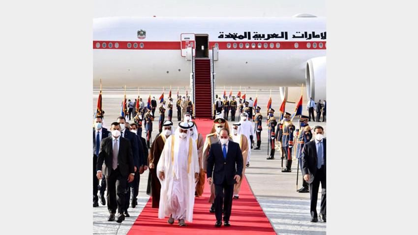 الرئيس عبد الفتاح السيسي يستقبل ولى عهد أبو ظبي 24-04-2021