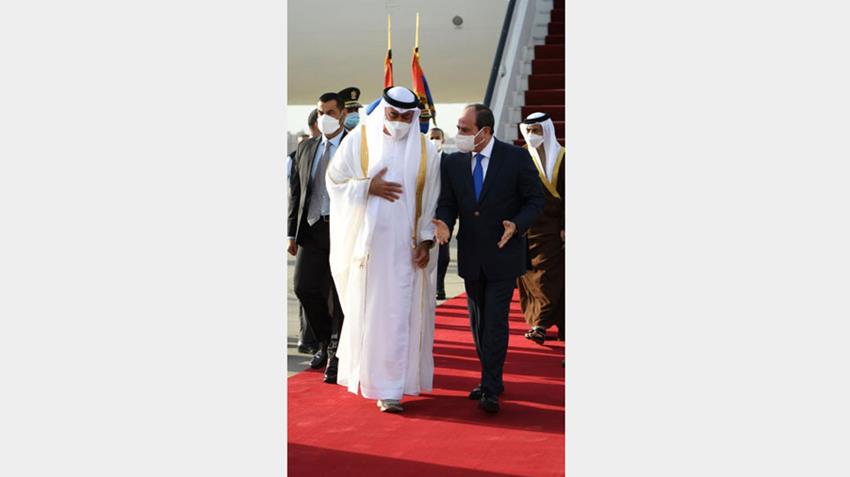 الرئيس عبد الفتاح السيسي يستقبل ولى عهد أبو ظبي 24-04-2021