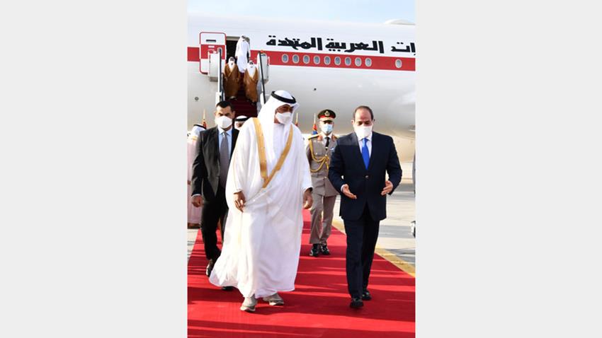 الرئيس عبد الفتاح السيسي يستقبل ولى عهد أبو ظبي 24-04-2021
