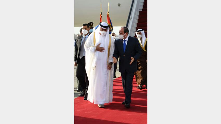 الرئيس عبد الفتاح السيسي يستقبل ولى عهد أبو ظبي 24-04-2021